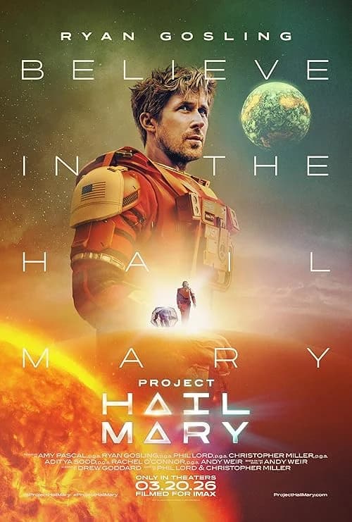 Project Hail Mary film posteri
